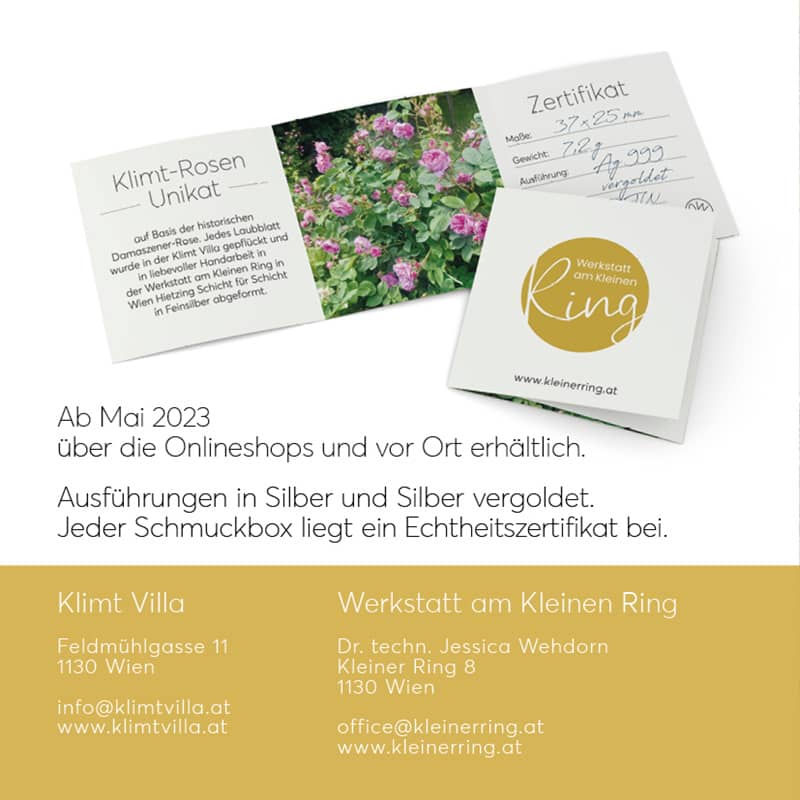 Klimt Villa Klimt Rose Werkstatt am Maximzocktslotzat